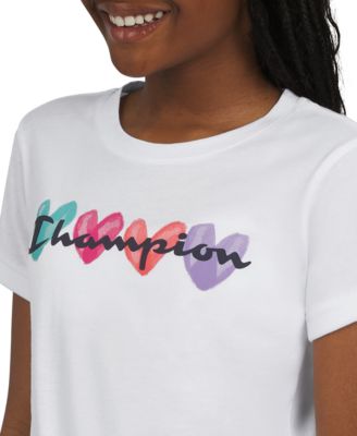 Big Girls Logo Graphic Tie-Front T-Shirt