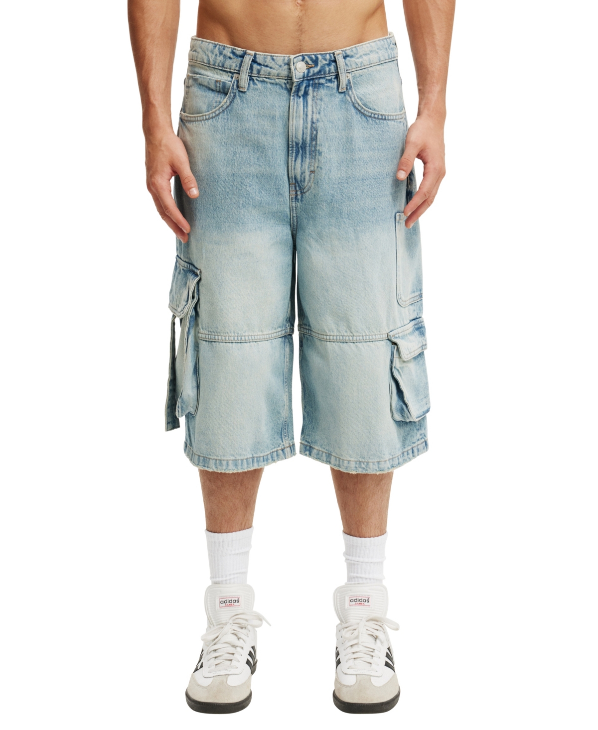 Men's Super Baggy Jort Shorts - Cargo drift blue