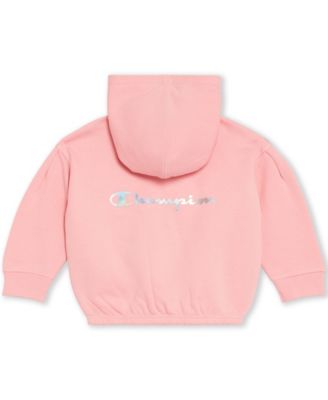 Baby Girls 3-Piece Short Sleeve T-Shirt, Full Zip Hoodie and Joggers Set