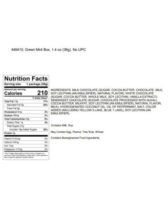 3 Pack of 3 Holiday Milk Mint, Dark Mint and Green Mint Chocolates, Created for Macy's