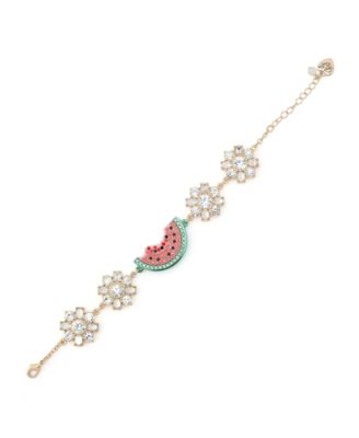 Faux Stone Backyard Cluster Link Bracelet