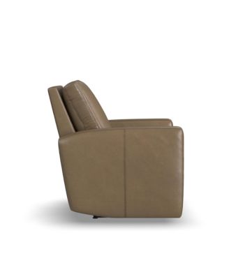 Aria 38" Fawn Leather Power Recliner