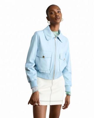 Women's Florence Leather Bomber Jacket