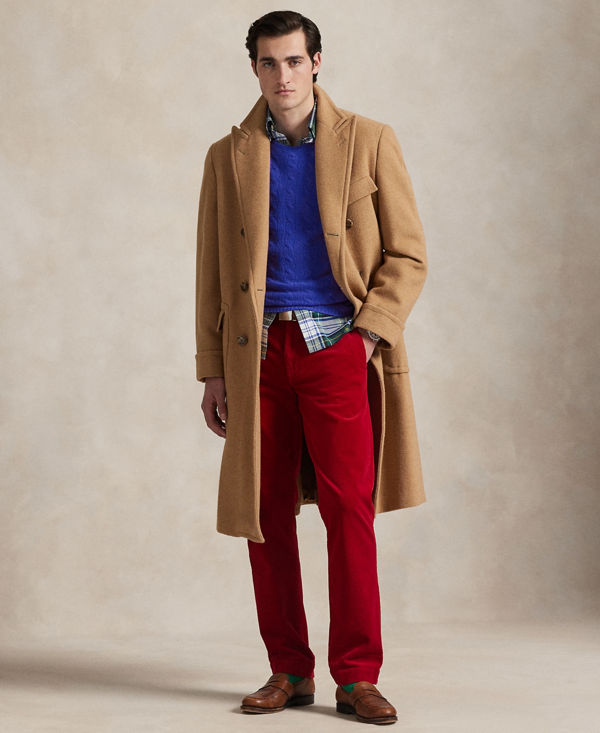 Polo Ralph Lauren Men's Wool-Cashmere Cable-Knit Sweater