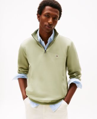 Tommy Hilfiger - Men's Essential Intechno Knit Regular-Fit 1/4-Zip Sweatshirt
