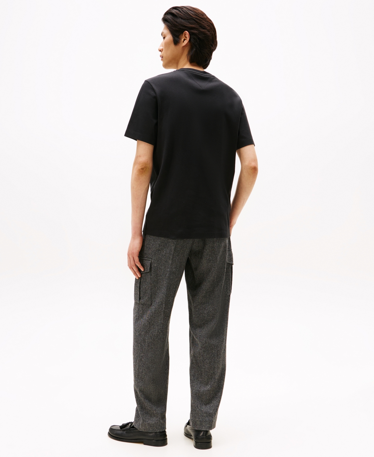 Tommy Hilfiger Men's Light Interlock T-shirt In Black
