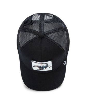 Goorin Bros. Men's Black Deadliest Scorpion Adjustable Trucker Hat
