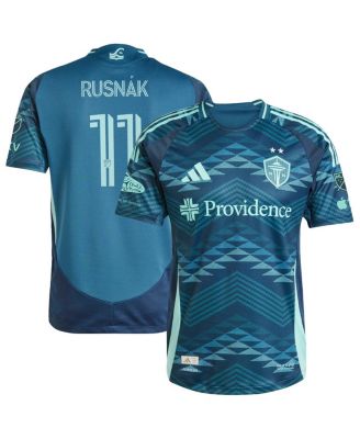 adidas - Men's Albert Rusnak Blue Seattle Sounders FC 2025 The Salish Sea Kit Authentic Player Jersey