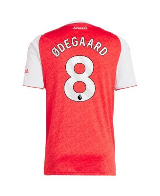Men's Martin Odegaard Red Arsenal 2025/26 Home Replica Player Jersey