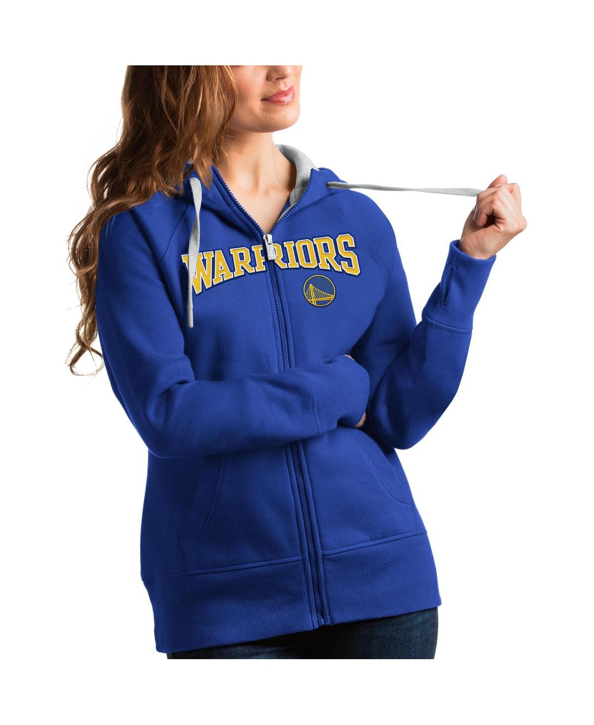 Women's Royal Golden State Warriors Team Victory Full-Zip Hoodie - Royal