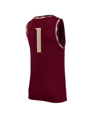 Big Boys and Girls 1 Garnet Florida State Seminoles Replica Basketball Jersey