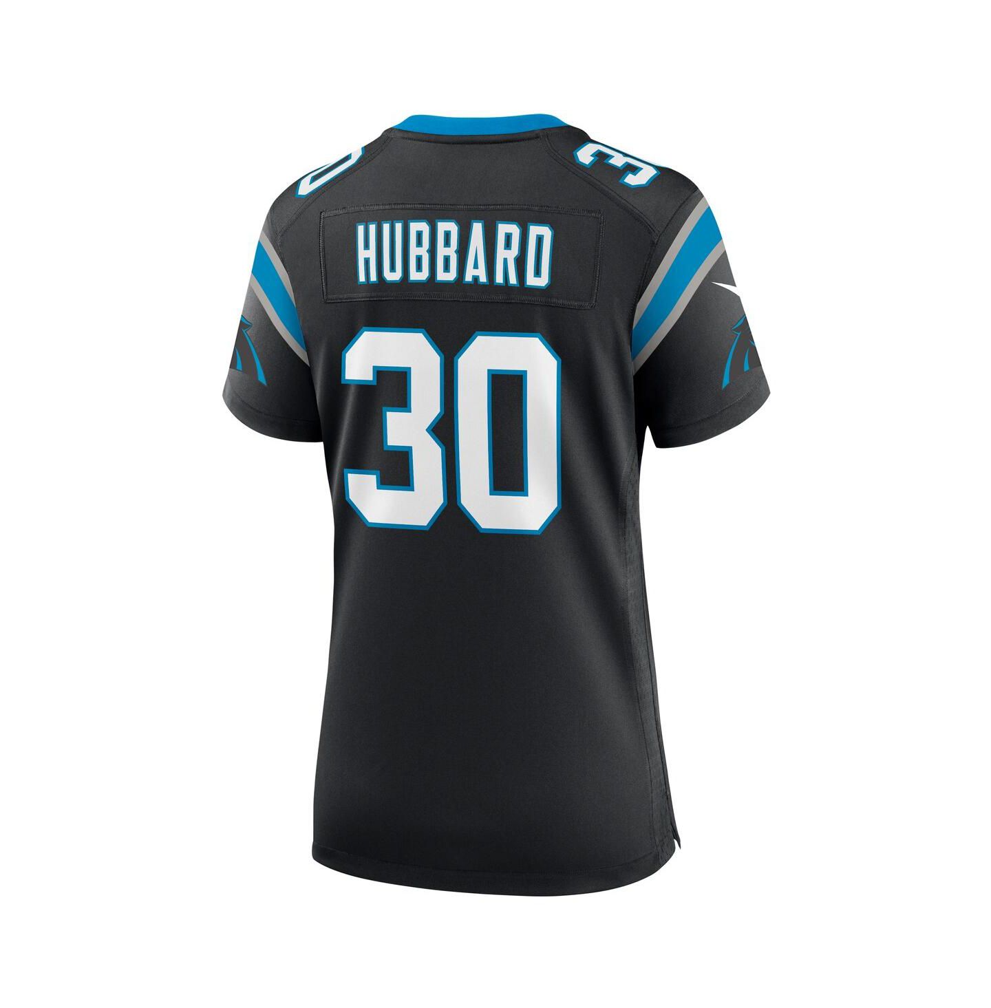 Женский топ Nike Chuba Hubbard Black Carolina Panthers Team Game Jersey — фото 3