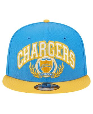 Men's Powder Blue/Gold Los Angeles Chargers Team Establish 9FIFTY Snapback Hat