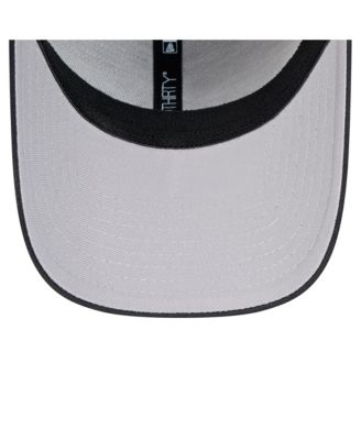 Men's Black Miami Marlins Tech 39THIRTY Flex Hat