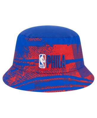 Men's Royal/Red Philadelphia 76ers Tip-Off Bucket Hat