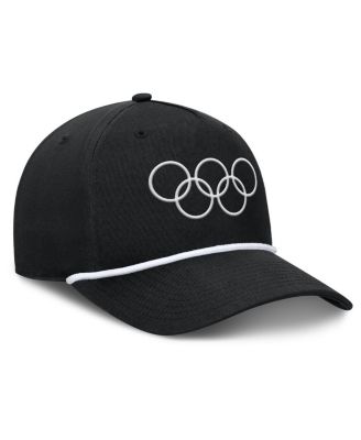 Men's Black Olympic Games Podium A-Frame Adjustable Hat