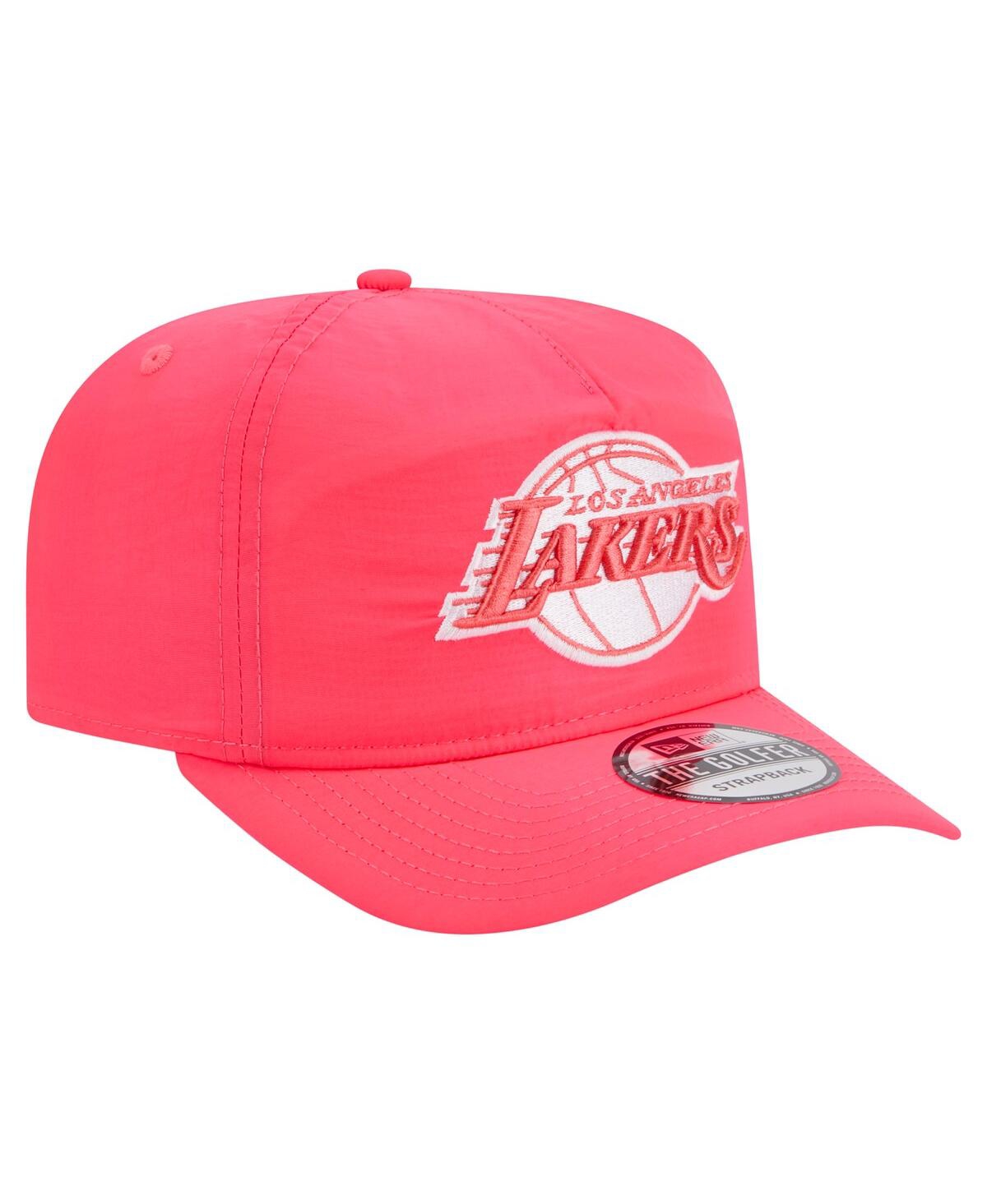 New Era Men's Pink Los Angeles Lakers Injection Everyday Golfer Adjustable Hat
