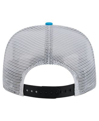 Men's Blue/Black Carolina Panthers Throwback Dye Golfer Snapback Hat