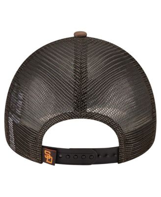 Men's Brown San Diego Padres Distressed 9FORTY A-Frame Adjustable Trucker Hat