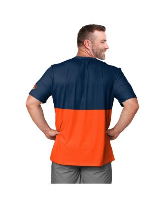 Men's Navy/Orange Detroit Tigers Big Logo Mascot T-Shirt