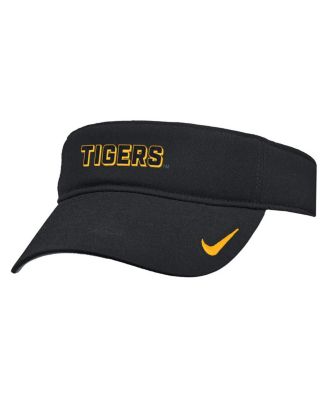 Nike - Men's Black Missouri Tigers 2025 On-Field Ace Performance Adjustable Visor