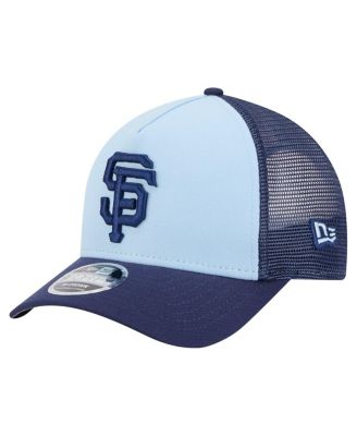 New Era - Men's Light Blue/Navy San Francisco Giants 2-Tone Color Pack 9FORTY M-Crown A-Frame Adjustable Hat