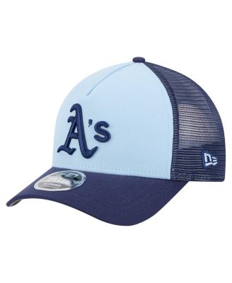 New Era - Men's Light Blue/Navy Athletics 2-Tone Color Pack 9FORTY M-Crown A-Frame Adjustable Hat