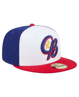 Men's White/Red Kannapolis Cannon Ballers Authentic Collection 59FIFTY Fitted Hat