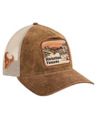 New Era - Men's Brown/Cream Houston Texans Vintage Landscape 9TWENTY A-Frame Adjustable Hat