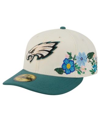 Neon Floral Eagles Snapback Hat
