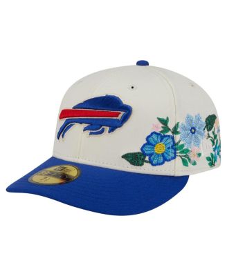 New Era - Men's Cream/Royal Buffalo Bills Tonal Floral 59FIFTY Fitted Hat