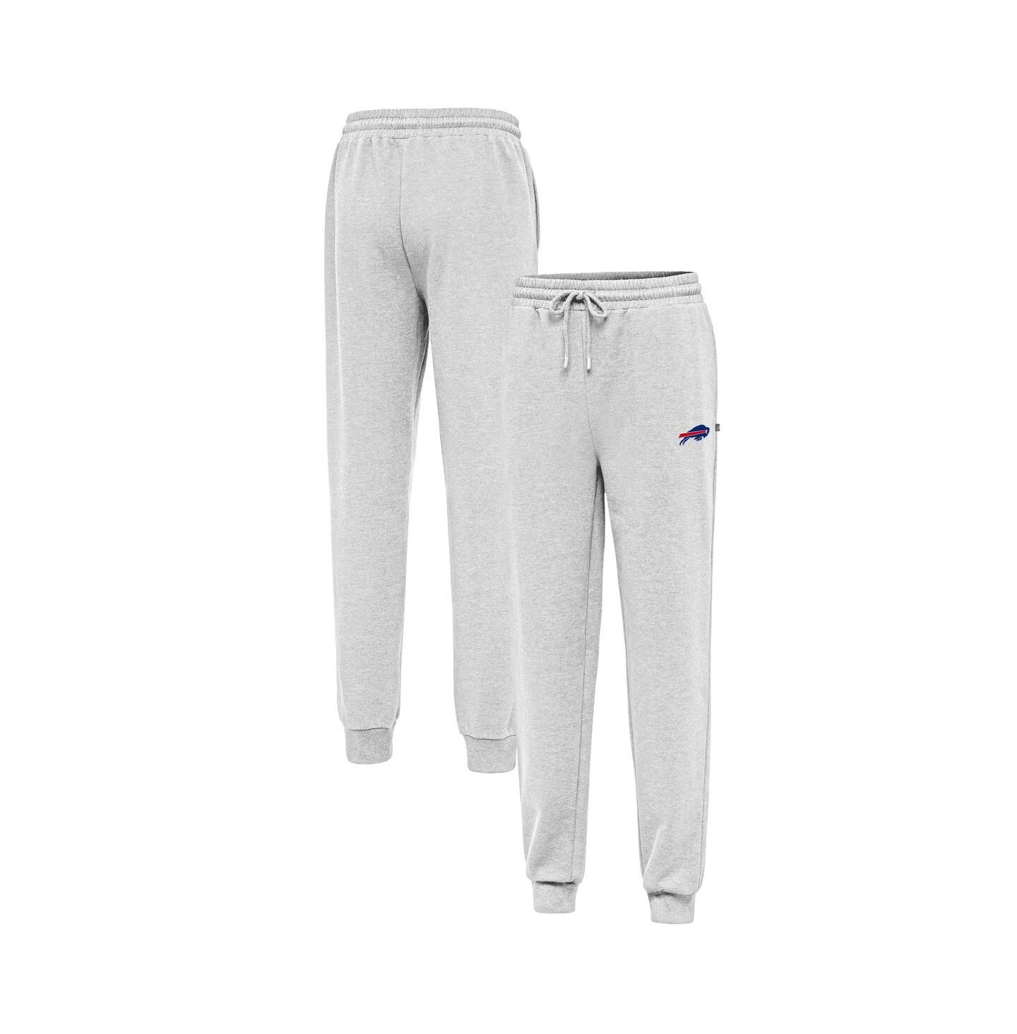 Мужские брюки Antigua Heather Gray Buffalo Bills Idol Jogger — фото 1