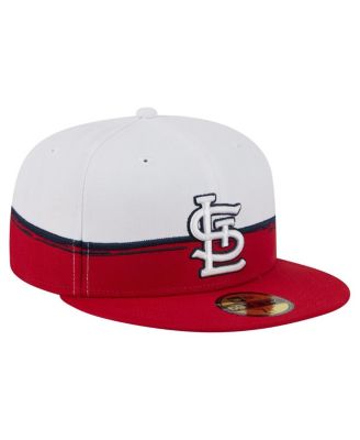 Men's Red/White St. Louis Cardinals Paint Stroke 59FIFTY&nbsp;Fitted Hat