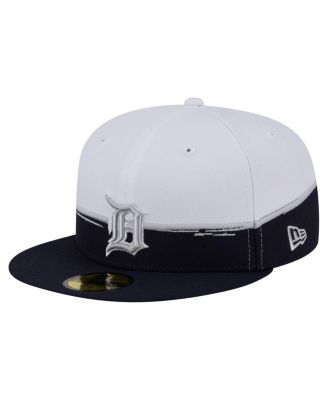 New Era - Men's Navy/White Detroit Tigers Paint Stroke 59FIFTY&nbsp;Fitted Hat