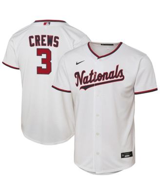 Nike - Big Boys and Girls Dylan Crews White Washington Nationals Home Replica Jersey