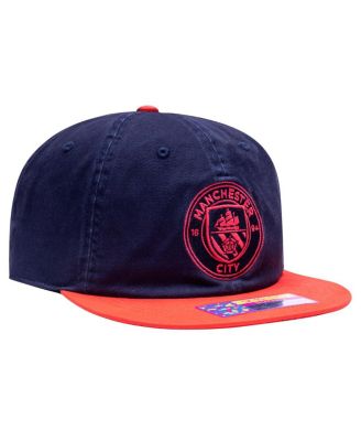 Men's Navy/Red Manchester City Wander Snapback Hat