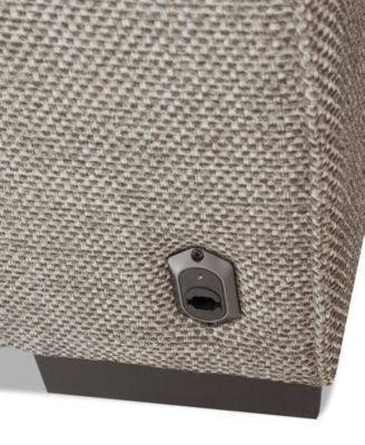 Miren 5-Pc. Fabric Sectional with 2 Power Headrest Recliners with Console, Exclusively at Macy's