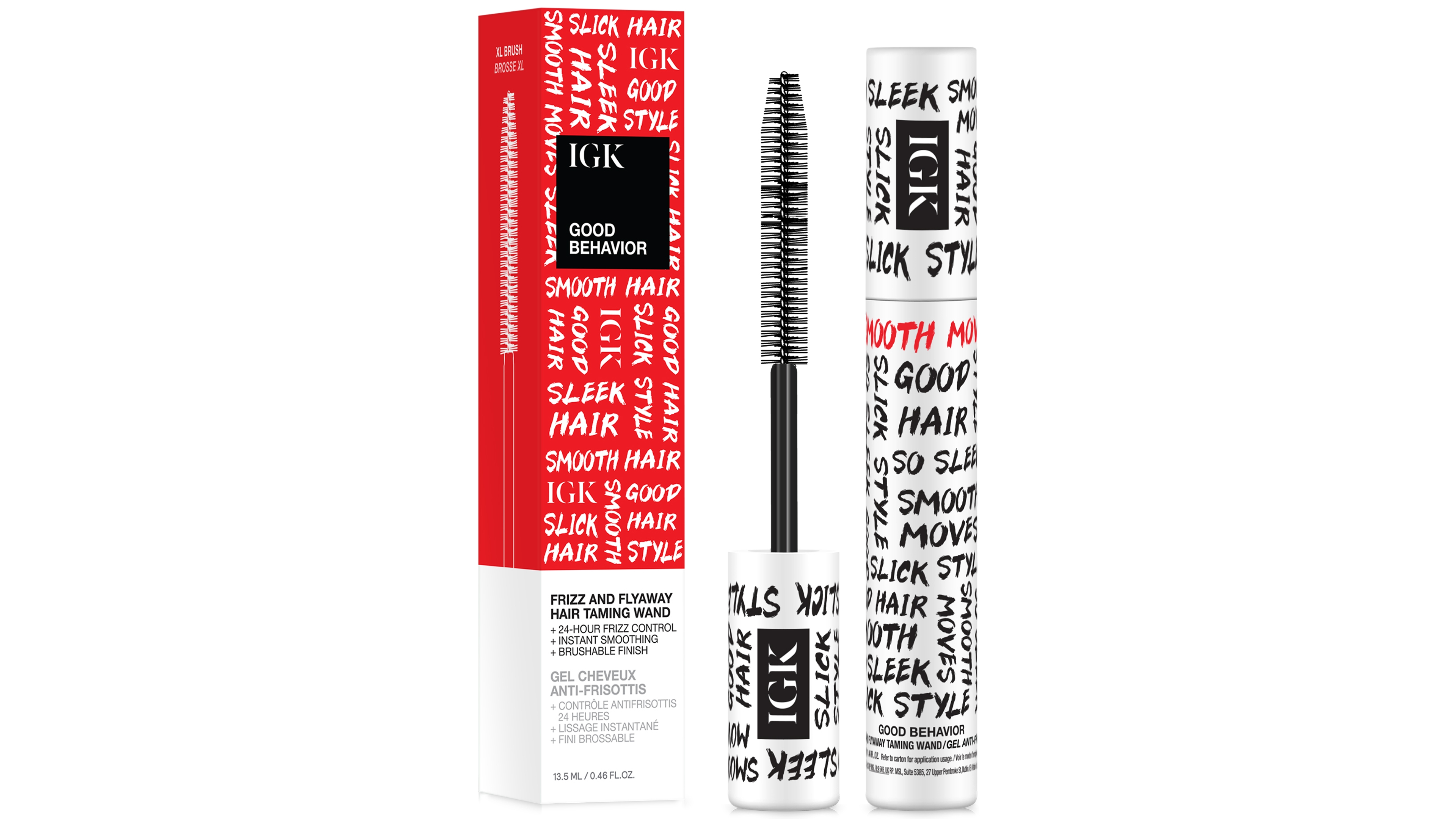 Igk Hair Good Behavior Frizz & Flyaway Hair Taming Wand, 0.46 oz.