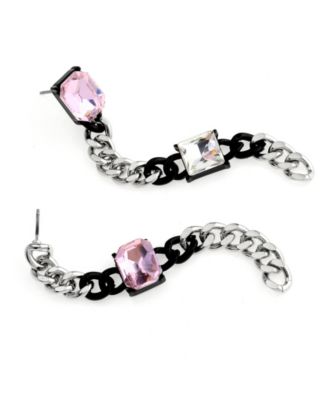 Faux Stone Punk Romance Stone Linear Earrings