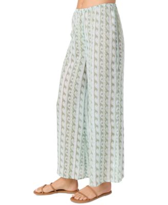 Juniors' Regina Printed Cover-Up Pants 