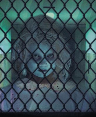 70" "Don’t Open" Hospital Entryway Halloween Scary Door Decoration