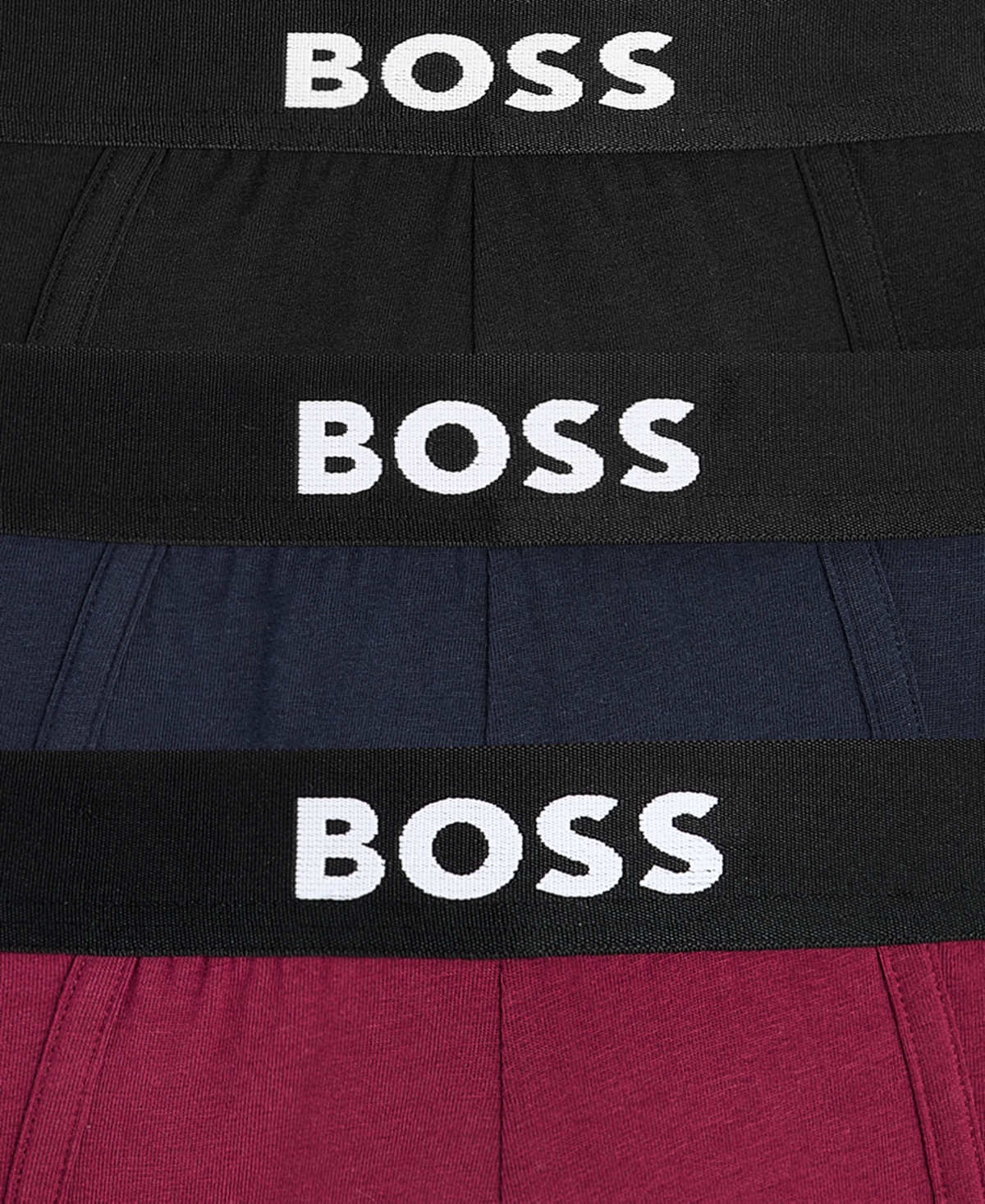 Boss by Hugo Men's 3-Pack Logo Hip Briefs
