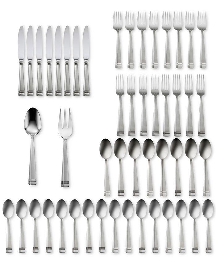 Oneida Preferred 18 Piece Stainless Steel Knife Block Cutlery Set