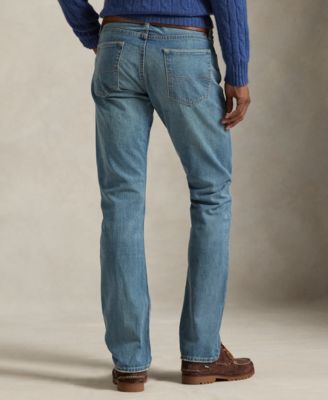 Men's Varick Slim Straight Indigo-Dyed Jeans