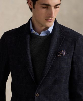 Men's Polo Modern Glen Plaid Blazer