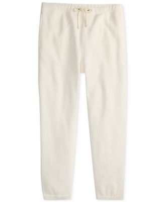 Men's Waffle-Knit Fleece Sweatpants