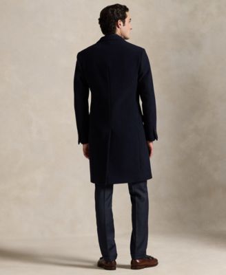 Men's Tailored Melton Topcoat