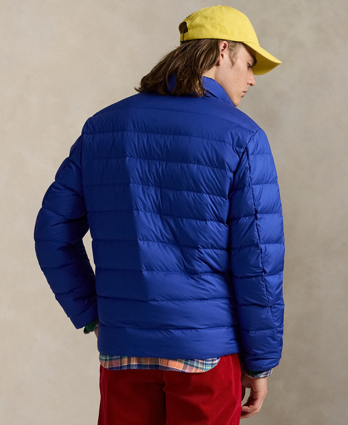 Polo Ralph Lauren Puffer Jacket All-weather Packable Feature In Blue