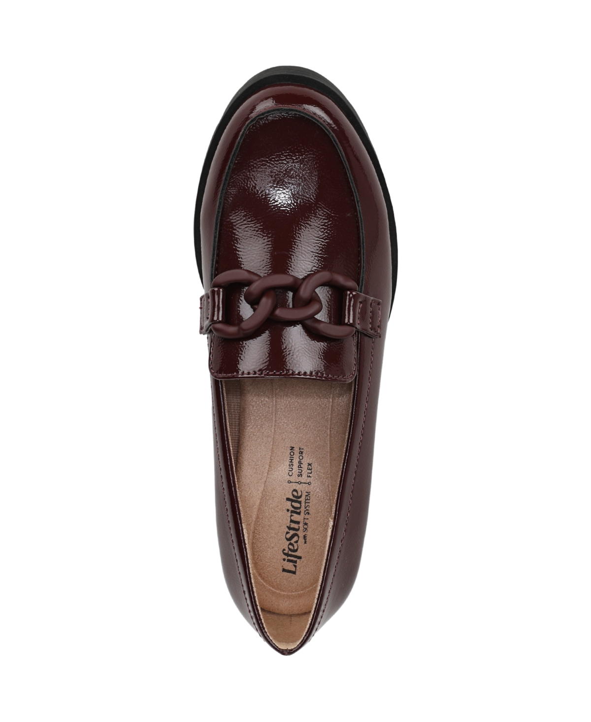 Lifestride Women's London 2 Chain Detail Lug Sole Loafers