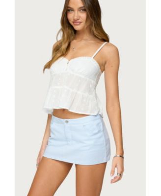 Women's Tamora Eyelet Babydoll Tank Top